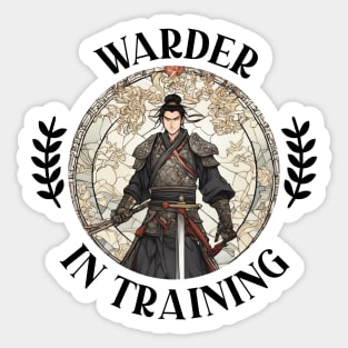 warder in training  - Lan Mandragoran Sticker